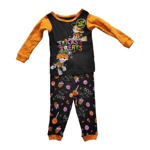 Nickelodeon Paw Patrol "Trick or Treat" Halloween Pajama 100% Cotton 12M New NWT